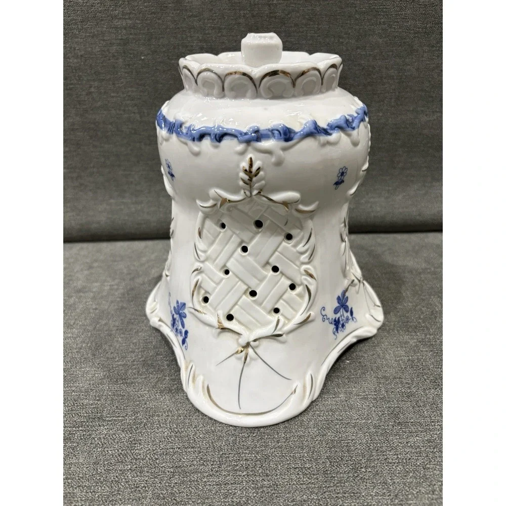Lampshade Replacement Georgian/Colonial Revival Blue White‎ Courting Couple 7.5